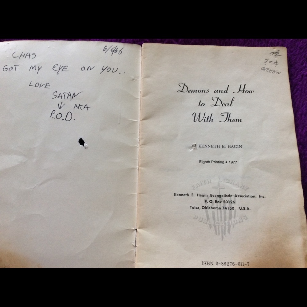 Demons & how to deal w/them PB book 70s vintage Kenneth Hagin - Picture 4 of 5